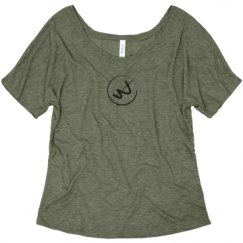 Ladies Flowy Slouchy Tee