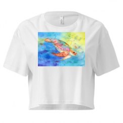 Ladies Festival Cali Crop Top Tee