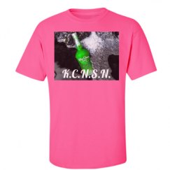 Unisex Ultra Cotton Safety Neon Crewneck Tee