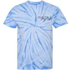 APM Unisex Tie-Dye Cyclone Pinwheel Tee (color logo)