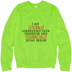 Unisex Neon Crewneck Sweatshirt