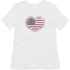 Ladies Relaxed Fit Super Soft Triblend Tee