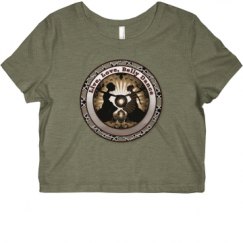 Ladies Slim Fit Crop Top Tee