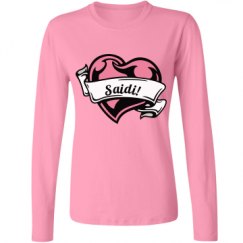 Ladies Relaxed Fit Basic Long Sleeve Tee