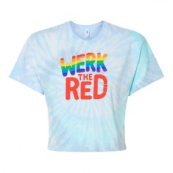 Women's Tie Dye Crop Top Tee