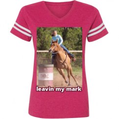 Ladies Relaxed Fit Vintage Sports Tee