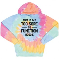 Unisex Tie-Dye Fleece Hoodie