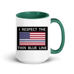 15oz Ceramic Mug with Color Inside