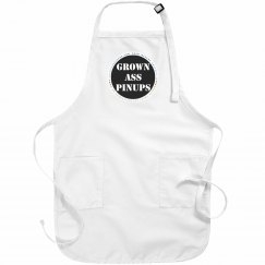 GROWN ASS PINUPS OFFICIAL BADGE APRON
