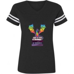 Ladies Relaxed Fit Vintage Sports Tee