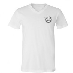 Unisex V-Neck Jersey Tee