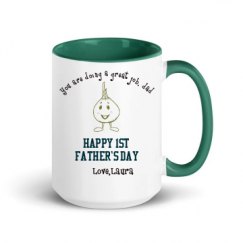 15oz Ceramic Mug with Color Inside