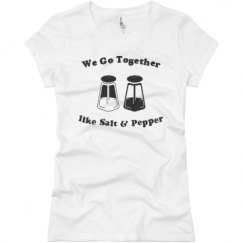 Ladies Slim Fit Basic Promo Jersey Tee