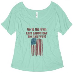 Ladies Flowy Slouchy Tee