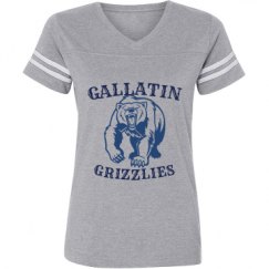 Ladies Relaxed Fit Vintage Sports Tee