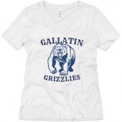 Ladies Relaxed Fit V-Neck Tee