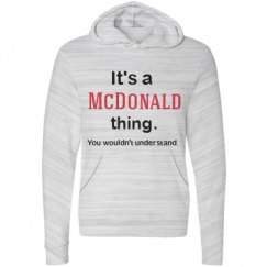 Unisex Fleece Pullover Midweight Hoodie