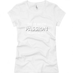 Ladies Slim Fit Basic Promo Jersey Tee