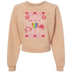 Women's Raglan Pullover Fleece