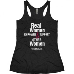 Ladies Slim Fit Super Soft Racerback Triblend Tank