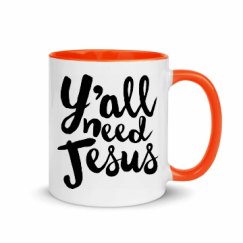 11oz Ceramic Mug with Color Inside