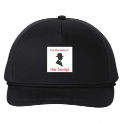 Snapback Five-Panel Rope Hat