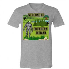 Unisex V-Neck Jersey Tee