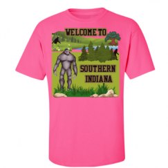 Unisex Ultra Cotton Safety Neon Crewneck Tee