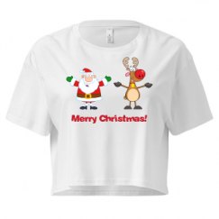 Ladies Festival Cali Crop Top Tee