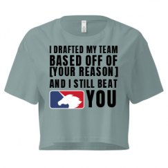 Ladies Festival Cali Crop Top Tee