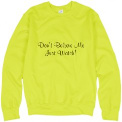 Unisex Neon Crewneck Sweatshirt