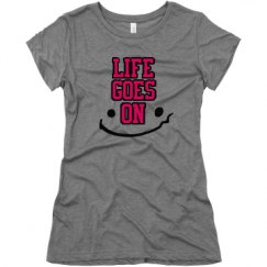 Ladies Slim Fit Super Soft Triblend Tee