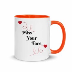 11oz Ceramic Mug with Color Inside