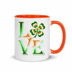 11oz Ceramic Mug with Color Inside