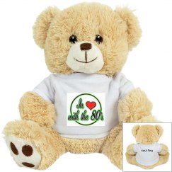 Love The 80's Small Teddy