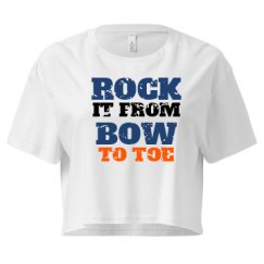 Ladies Festival Cali Crop Top Tee