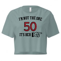 Ladies Festival Cali Crop Top Tee