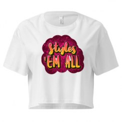 Ladies Festival Cali Crop Top Tee