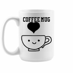 15oz Ceramic Coffee Mug