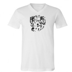 Unisex V-Neck Jersey Tee