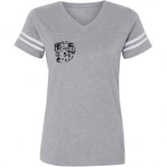 Ladies Relaxed Fit Vintage Sports Tee