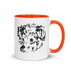 11oz Ceramic Mug with Color Inside