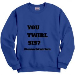 Unisex Film and Foil Crewneck Sweatshirt