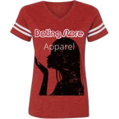 Ladies Relaxed Fit Vintage Sports Tee