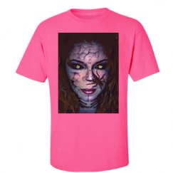 Unisex Ultra Cotton Safety Neon Crewneck Tee