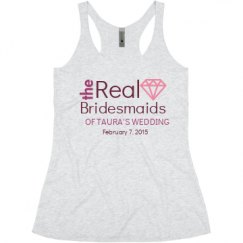 Ladies Slim Fit Super Soft Racerback Triblend Tank