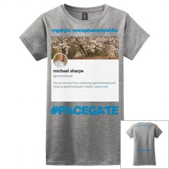 #PACEGATE (Sharpe - Women's Grey T-Shirt)