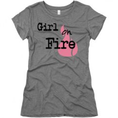 Ladies Slim Fit Super Soft Triblend Tee