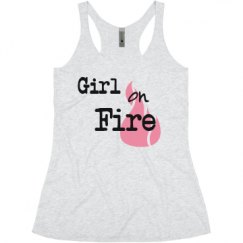 Ladies Slim Fit Super Soft Racerback Triblend Tank