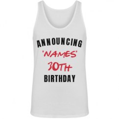 Unisex Jersey Tank Top